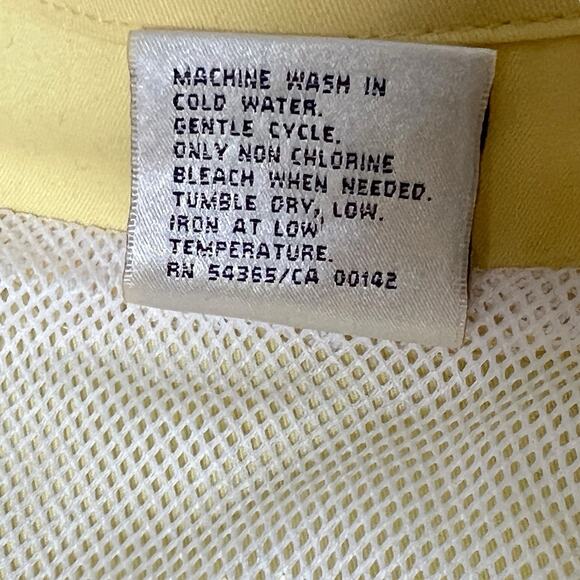 Allison Daley Vest Jacket Womens Size 14 Full Zip Mesh Lining Yellow Outdoor - Picture 7 of 9